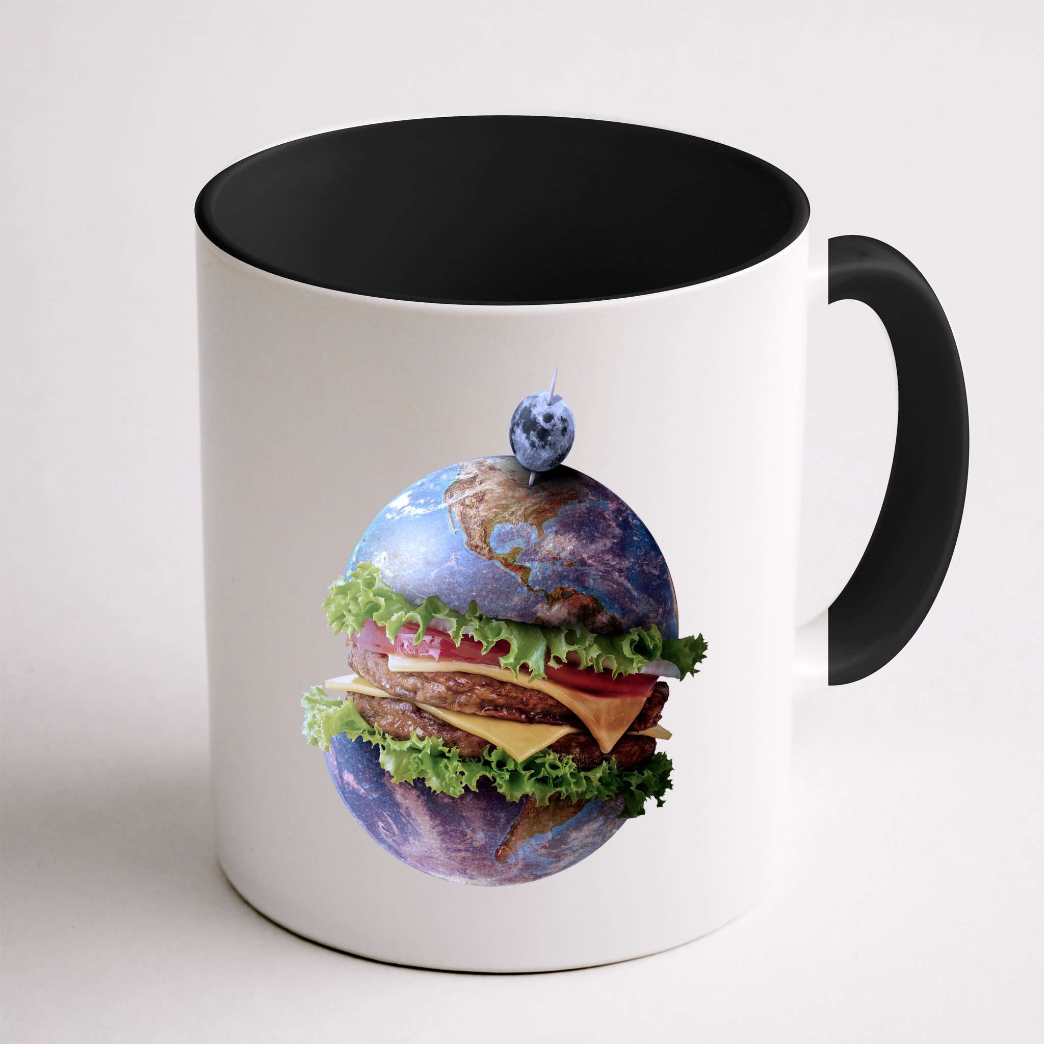 Planet Earth Hamburger Mug