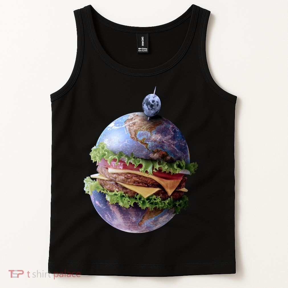 Planet Earth Hamburger Tank Top