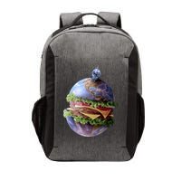 Planet Earth Hamburger Vector Backpack