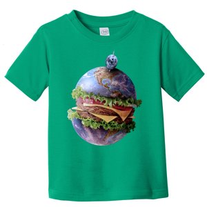 Planet Earth Hamburger Toddler T-Shirt