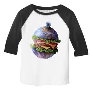 Planet Earth Hamburger Toddler Fine Jersey T-Shirt