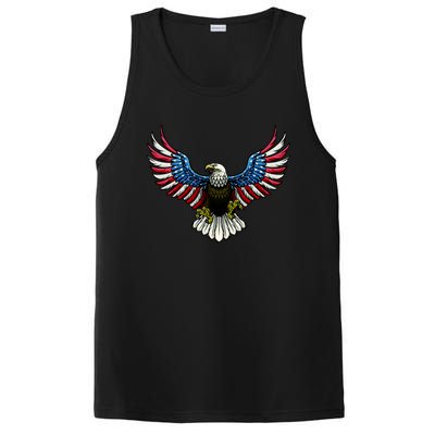 Patriotic Eagle Illustration PosiCharge Competitor Tank