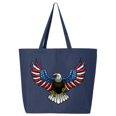Patriotic Eagle Illustration 25L Jumbo Tote