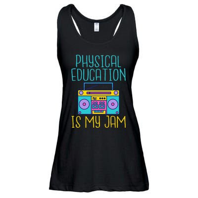 Physical Education Is My Jam Pe Teacher Ladies Essential Flowy Tank