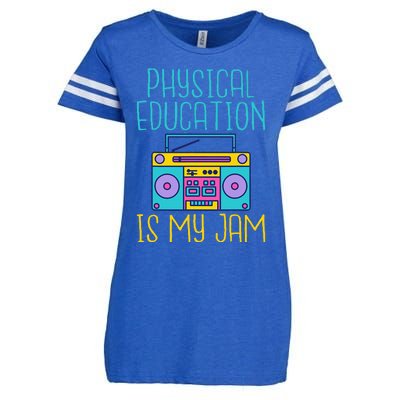 Physical Education Is My Jam Pe Teacher Enza Ladies Jersey Football T-Shirt