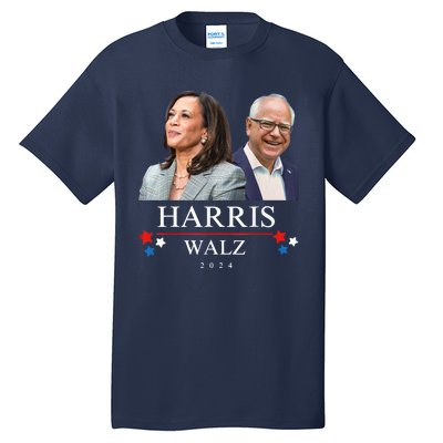 President Election Kamala Harris Tim Waltz Tall T-Shirt