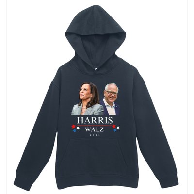 President Election Kamala Harris Tim Waltz Urban Pullover Hoodie