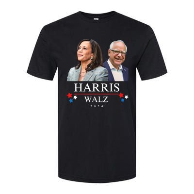 President Election Kamala Harris Tim Waltz Softstyle CVC T-Shirt