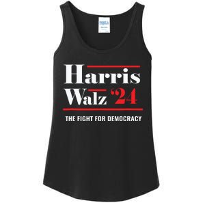 President Elect Kamala Harris Tim Walz 2024 Ladies Essential Tank