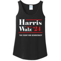 President Elect Kamala Harris Tim Walz 2024 Ladies Essential Tank