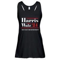 President Elect Kamala Harris Tim Walz 2024 Ladies Essential Flowy Tank