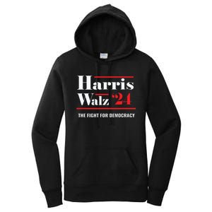 President Elect Kamala Harris Tim Walz 2024 Women's Pullover Hoodie