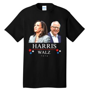 President Election Kamala Harris Tim Waltz Tall T-Shirt