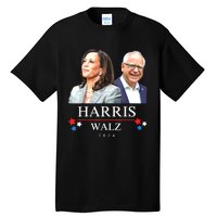 President Election Kamala Harris Tim Waltz Tall T-Shirt