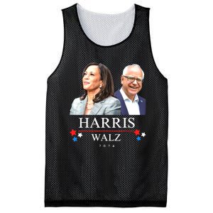 President Election Kamala Harris Tim Waltz Mesh Reversible Basketball Jersey Tank