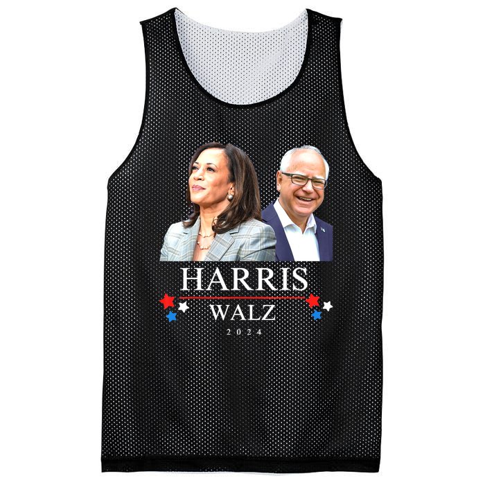 President Election Kamala Harris Tim Waltz Mesh Reversible Basketball Jersey Tank