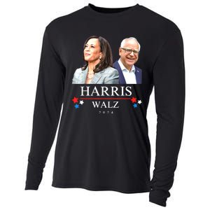 President Election Kamala Harris Tim Waltz Cooling Performance Long Sleeve Crew