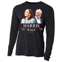 President Election Kamala Harris Tim Waltz Cooling Performance Long Sleeve Crew