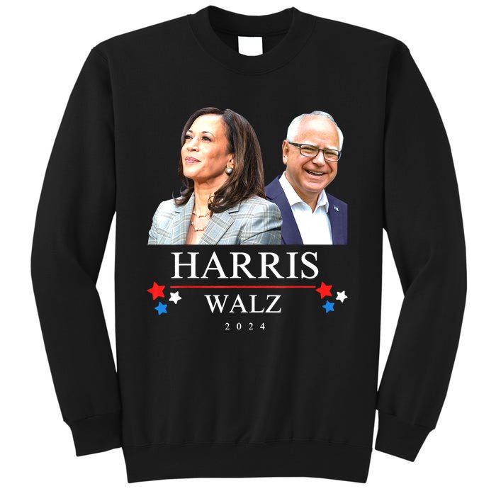 President Election Kamala Harris Tim Waltz Tall Sweatshirt