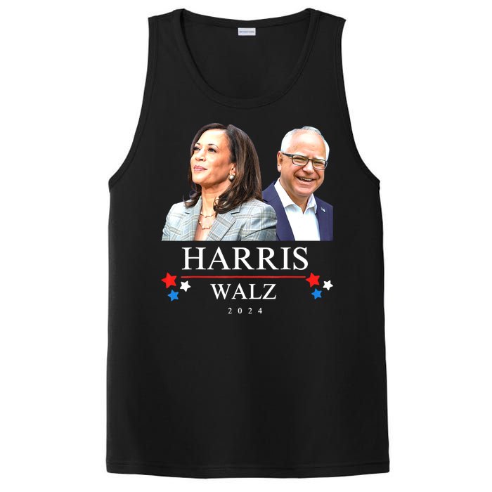 President Election Kamala Harris Tim Waltz PosiCharge Competitor Tank