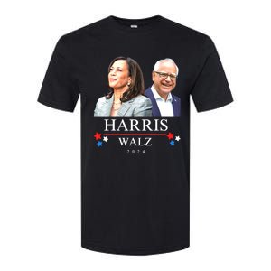 President Election Kamala Harris Tim Waltz Softstyle CVC T-Shirt