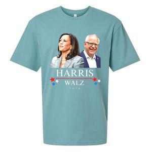 President Election Kamala Harris Tim Waltz Sueded Cloud Jersey T-Shirt