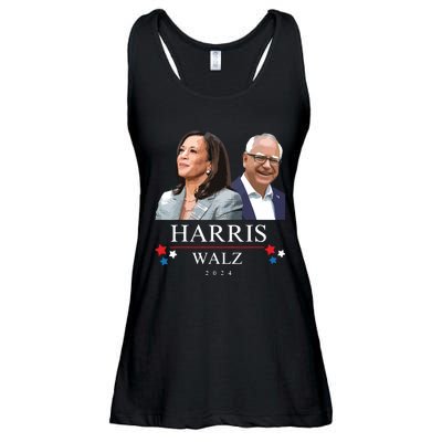 President Election Kamala Harris Tim Waltz Ladies Essential Flowy Tank