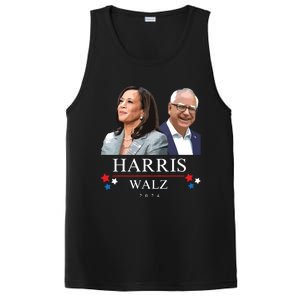 President Election Kamala Harris Tim Waltz PosiCharge Competitor Tank