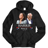 President Election Kamala Harris Tim Waltz Tie Dye Hoodie