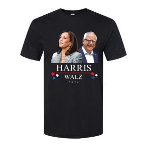 President Election Kamala Harris Tim Waltz Softstyle CVC T-Shirt