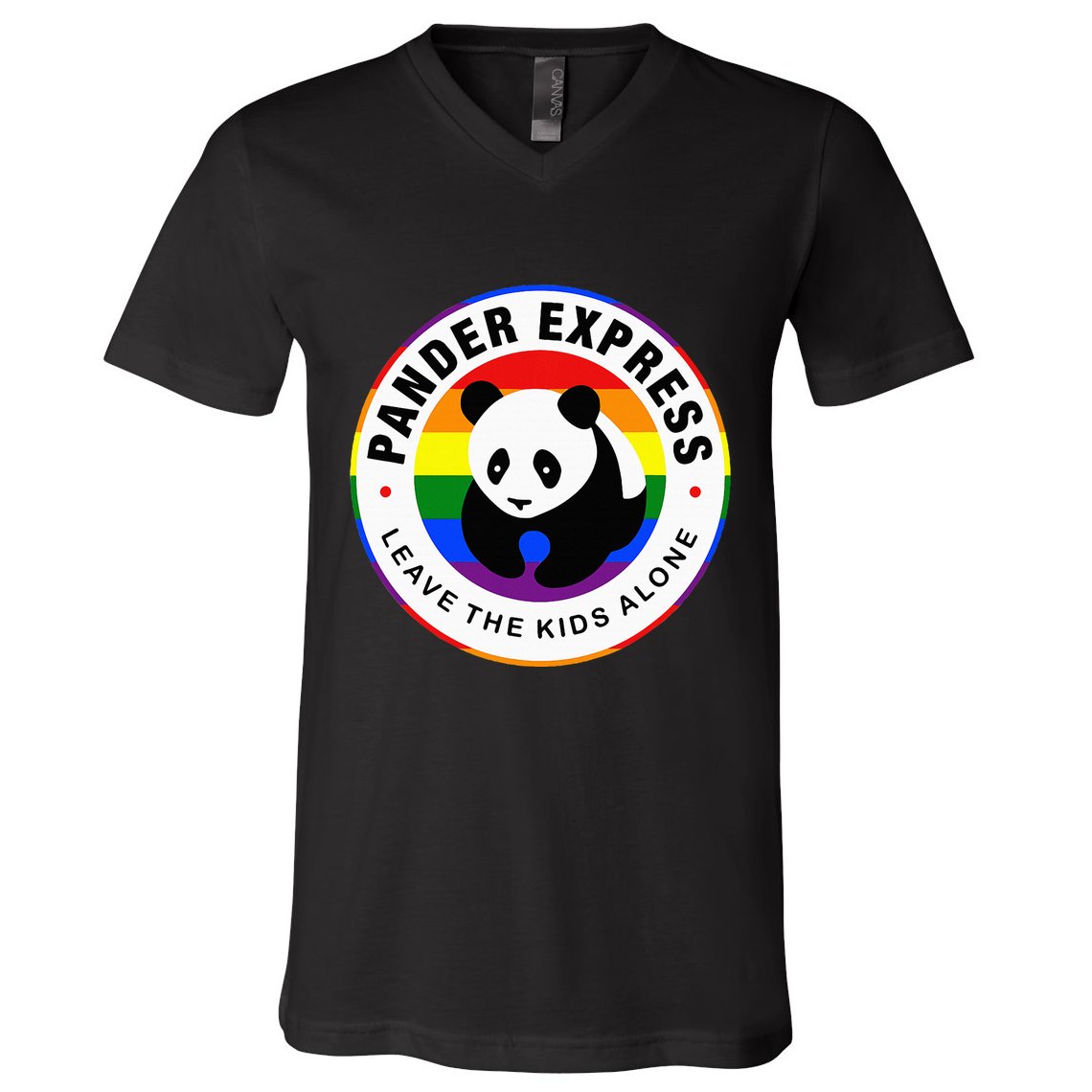 Pander Express Leave The Alone V-Neck T-Shirt