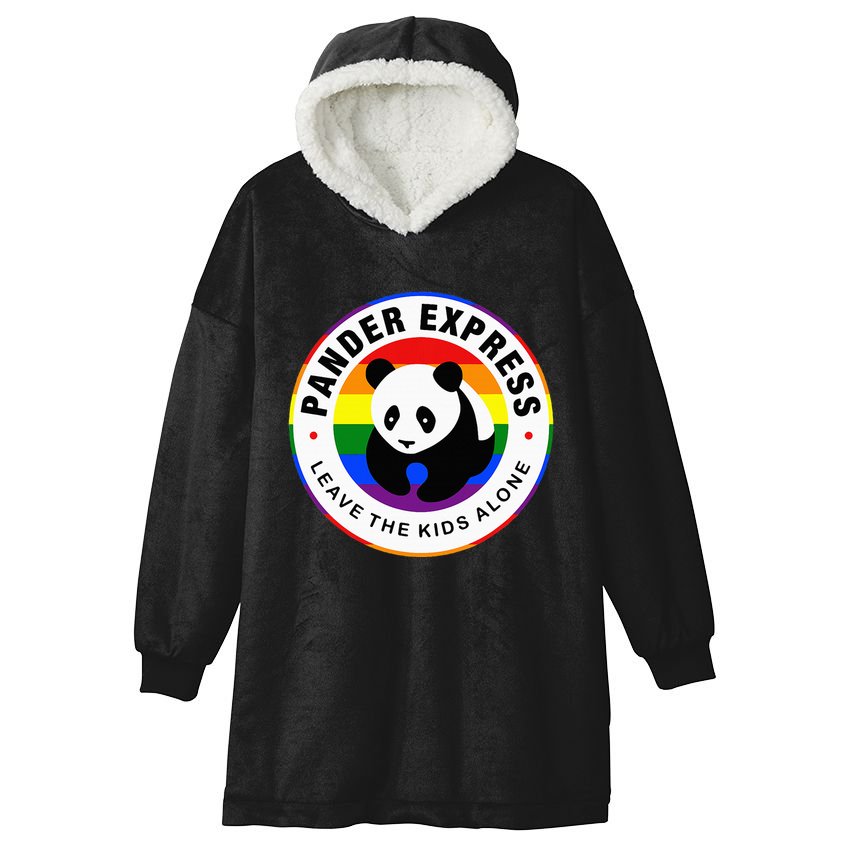 Pander Express Leave The Alone Hooded Wearable Blanket