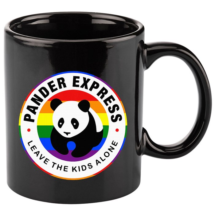 Pander Express Leave The Alone 11oz C Handle Ceramic Mug