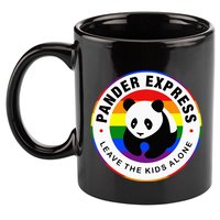 Pander Express Leave The Alone 11oz C Handle Ceramic Mug
