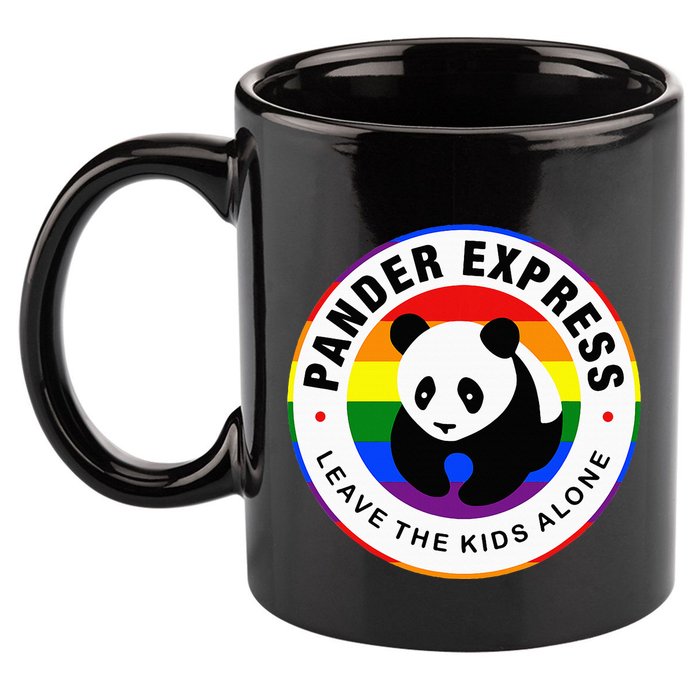 Pander Express Leave The Alone 11oz C Handle Ceramic Mug