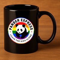 Pander Express Leave The Alone 11oz C Handle Ceramic Mug