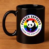 Pander Express Leave The Alone 11oz C Handle Ceramic Mug