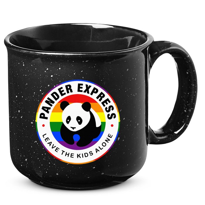 Pander Express Leave The Alone 15oz Campfire Ceramic Mug
