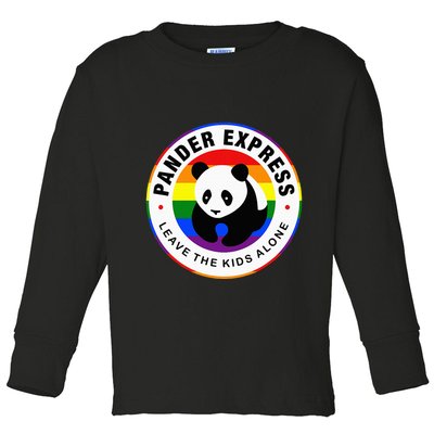Pander Express Leave The Alone Toddler Long Sleeve Shirt