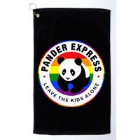Pander Express Leave The Alone Golf Towel