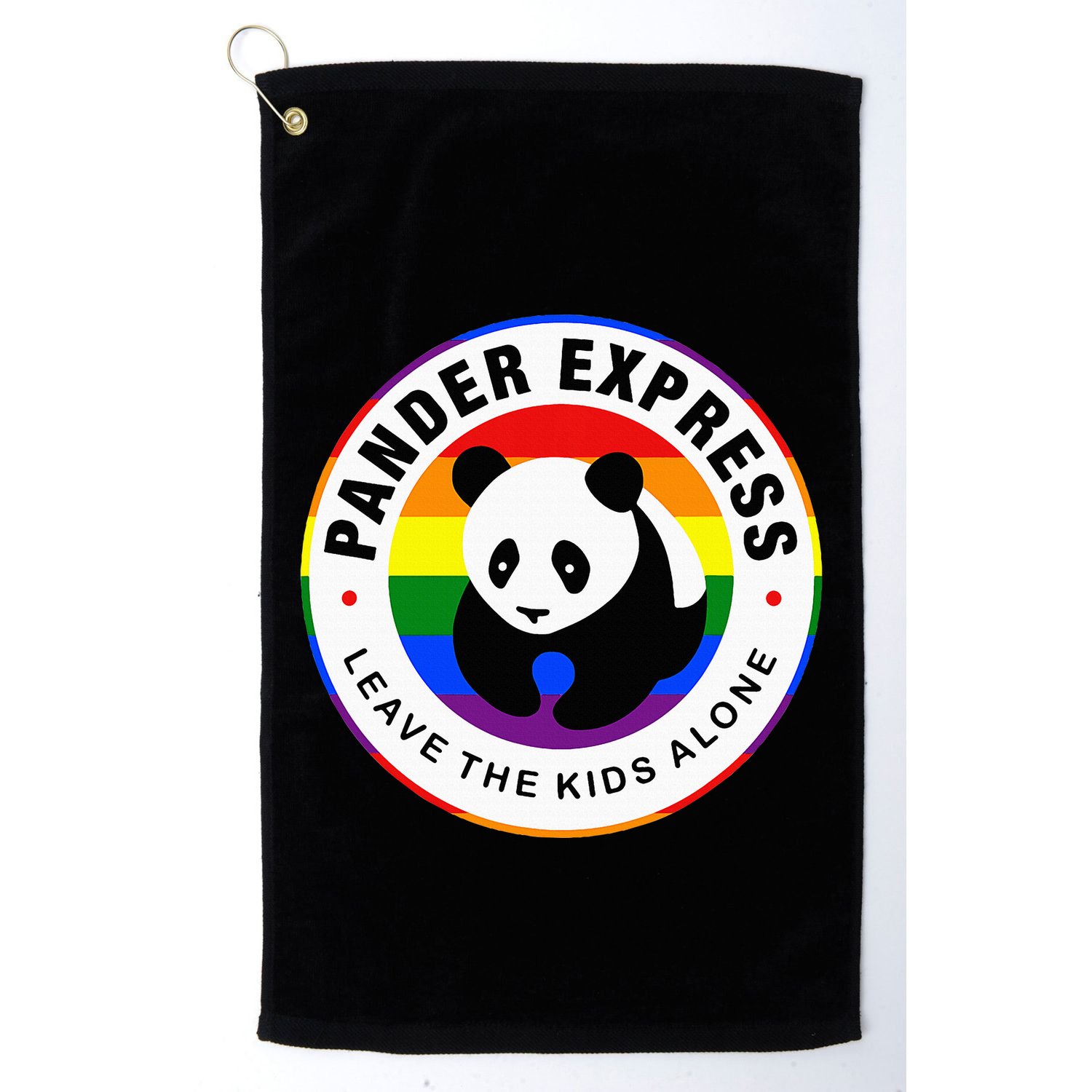 Pander Express Leave The Alone Golf Towel