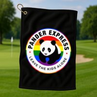 Pander Express Leave The Alone Golf Towel