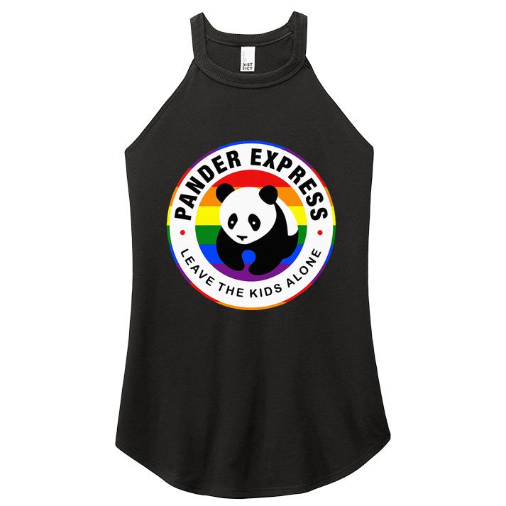 Pander Express Leave The Alone Women's Perfect Tri Rocker Tank
