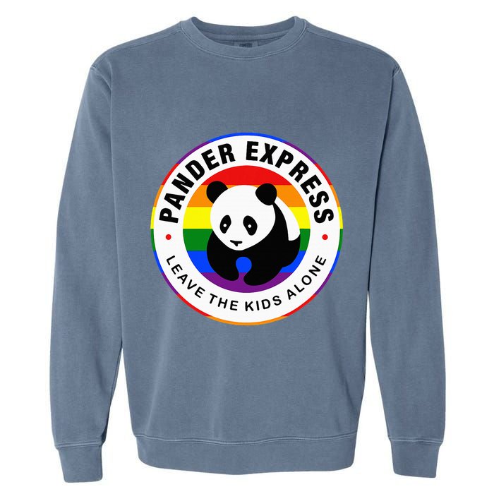 Pander Express Leave The Alone Garment-Dyed Sweatshirt