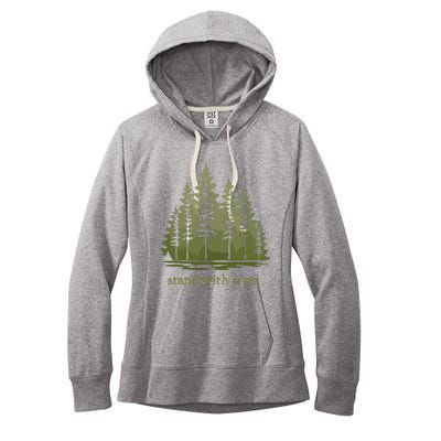 Planet Earth Lovers Redwood Forest Groves Nature Loves Trees Women's Fleece Hoodie