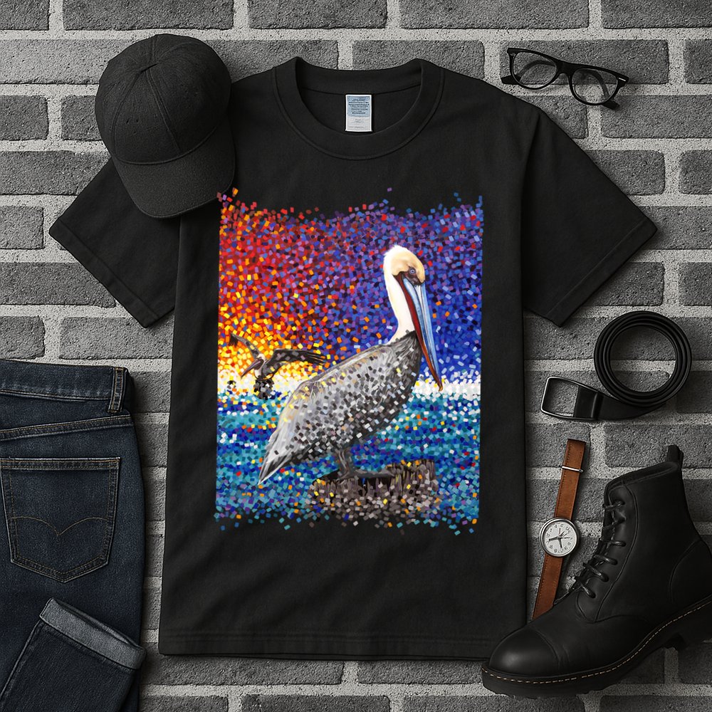 Pelican Pixels Tall T-Shirt