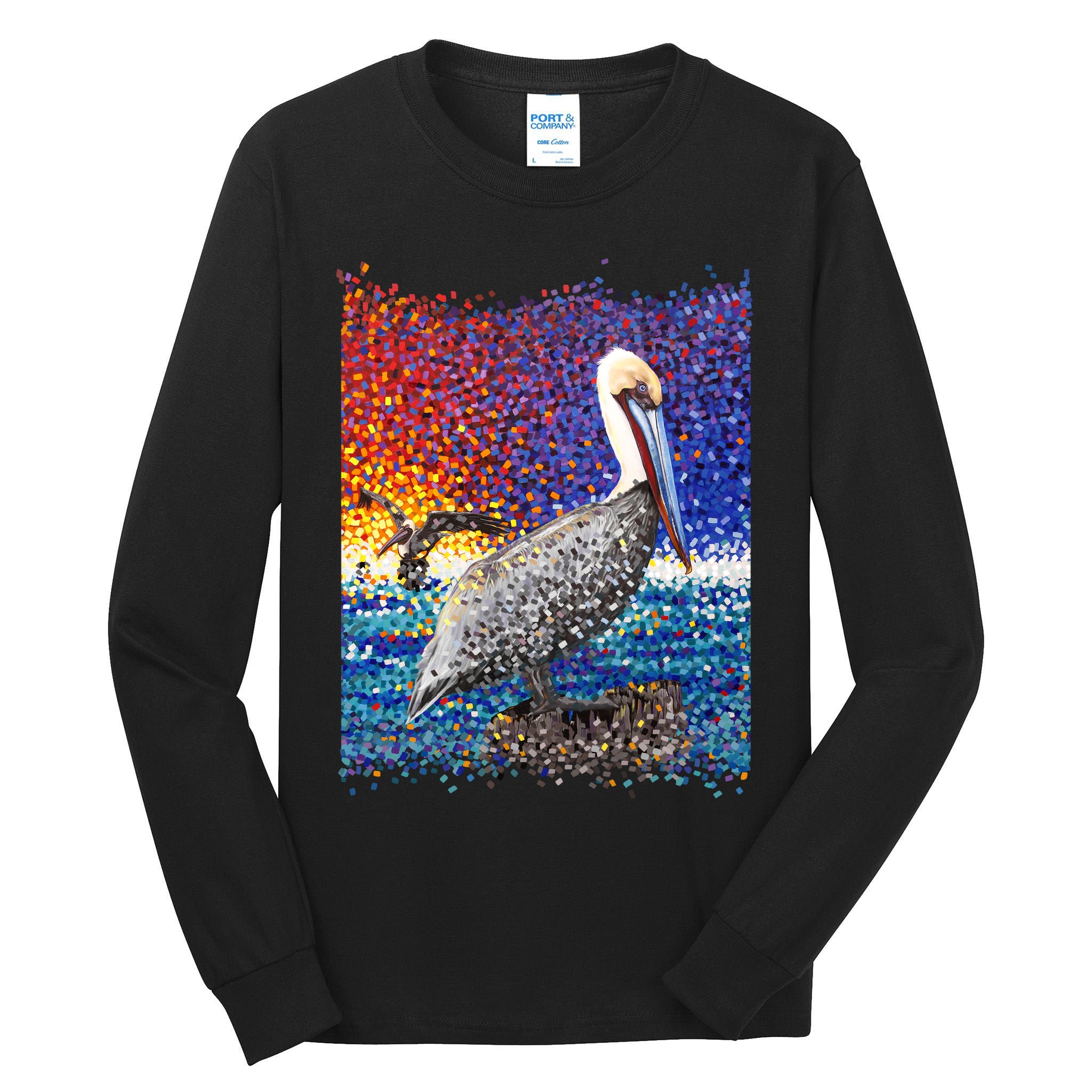 Pelican Pixels Tall Long Sleeve T-Shirt