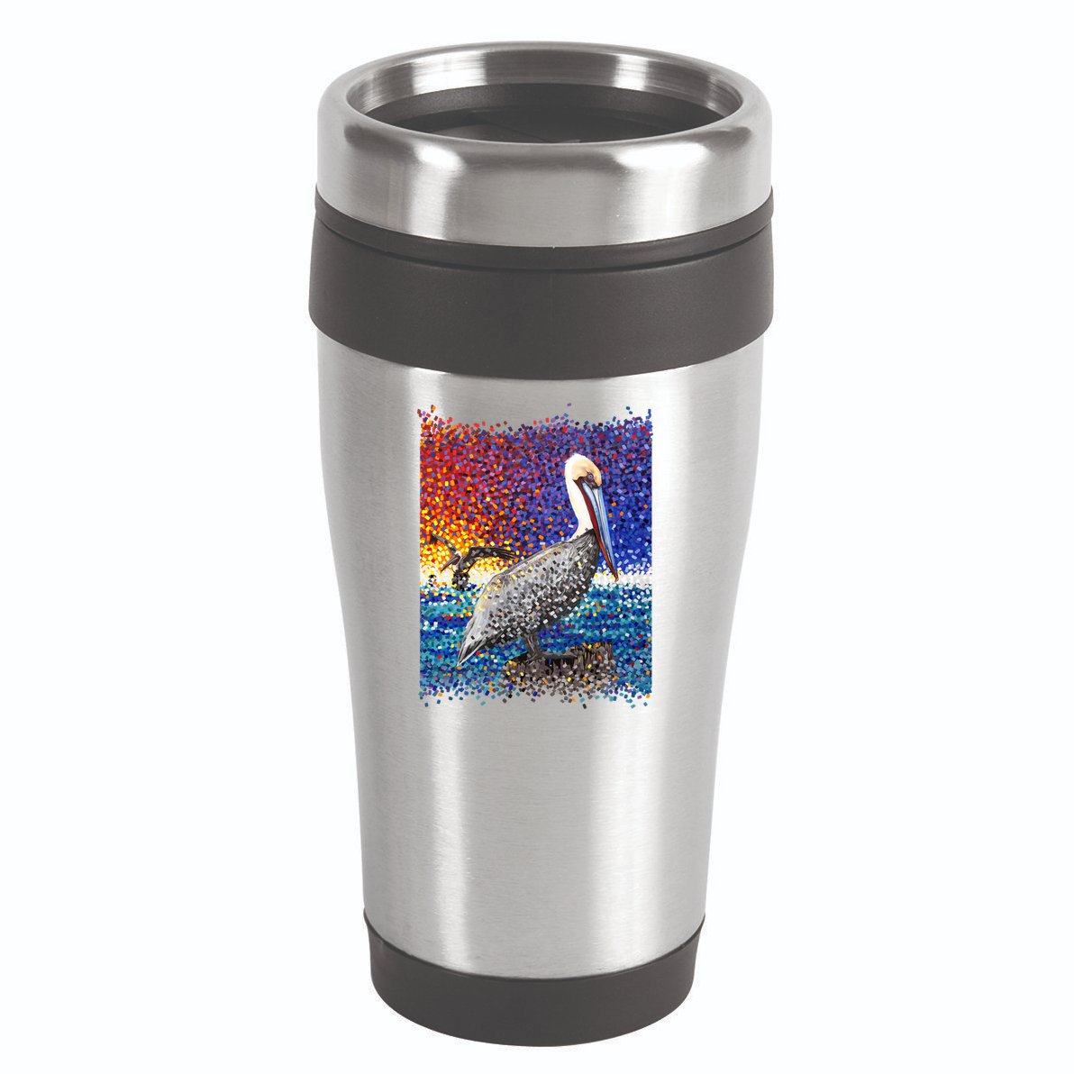 Pelican Pixels 16oz Travel Tumbler