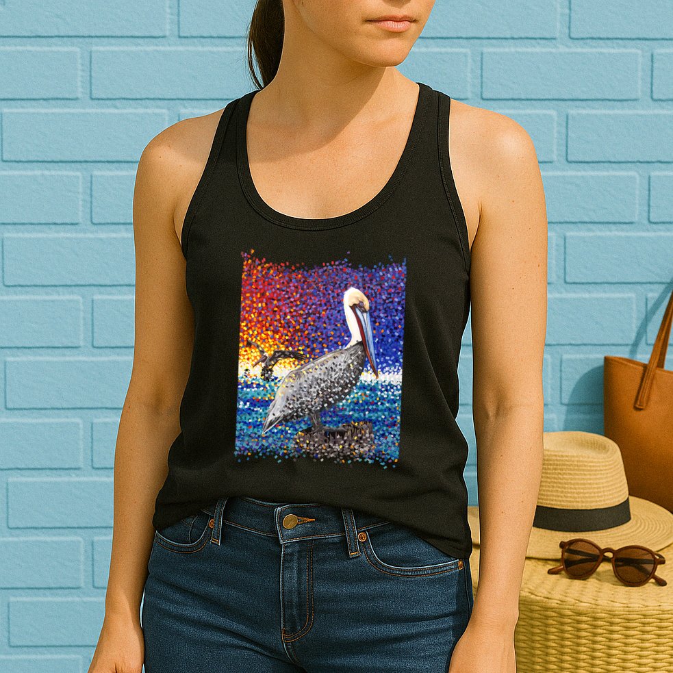 Pelican Pixels Womens Tank Top