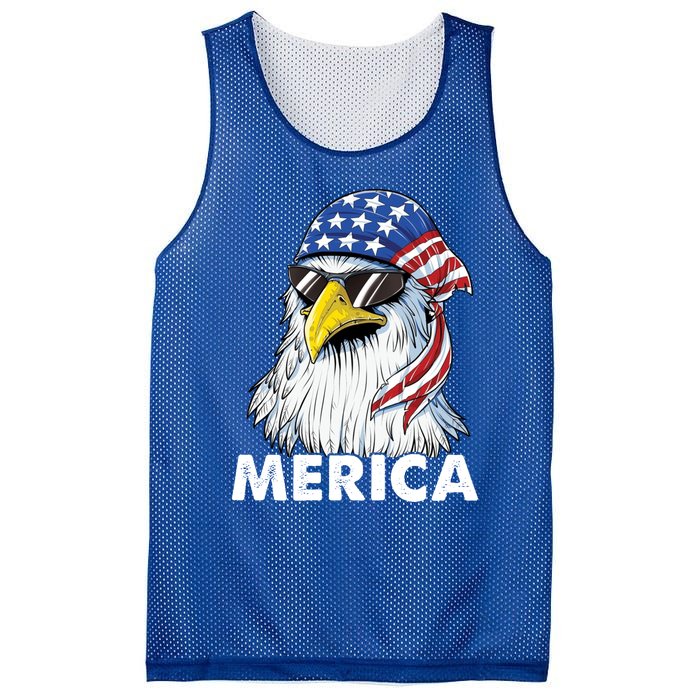 Patriotic Eagle Mullet 4th Of July Usa American Flag Merica Cute Gift Mesh Reversible Basketball Jersey Tank